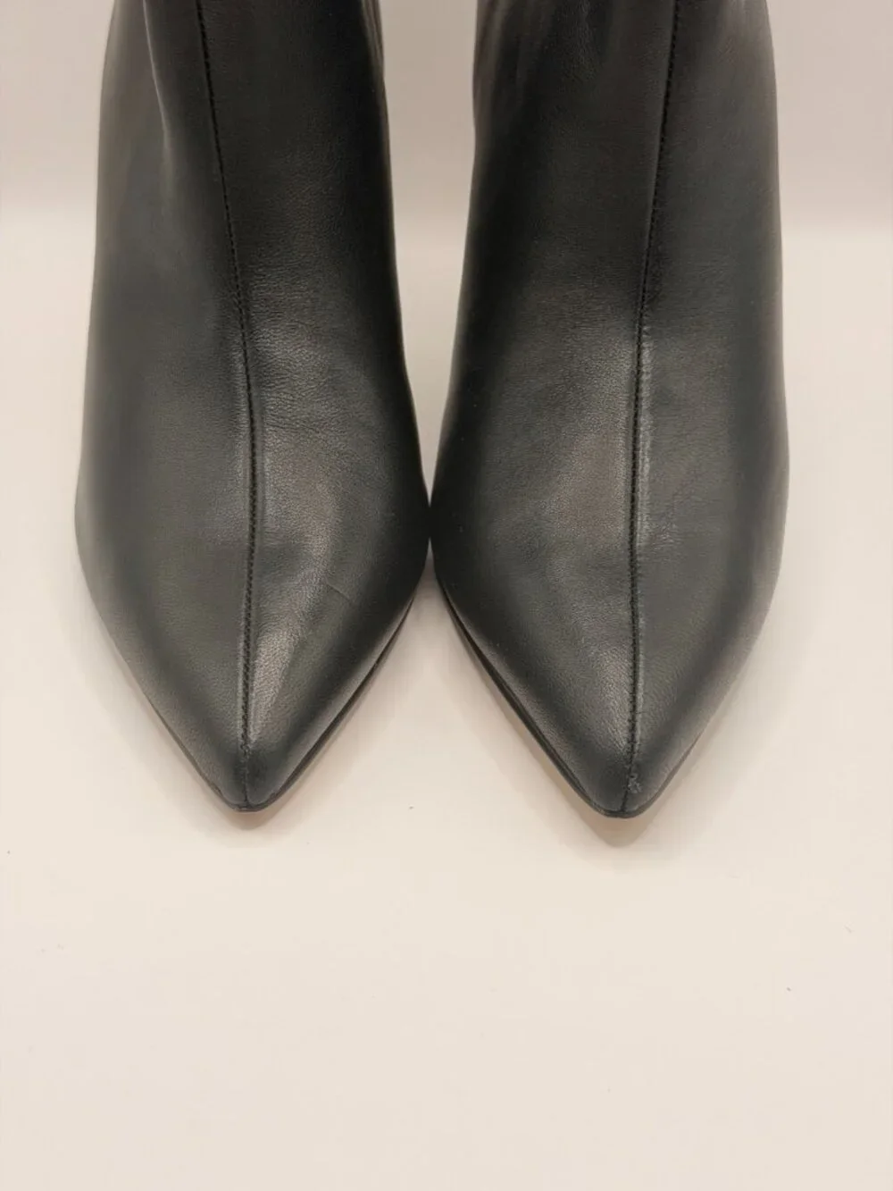 Steve Madden Women Sierah Leather Pointed Toe Heel Bootie Sz 8.5 - Picture 3 of 7
